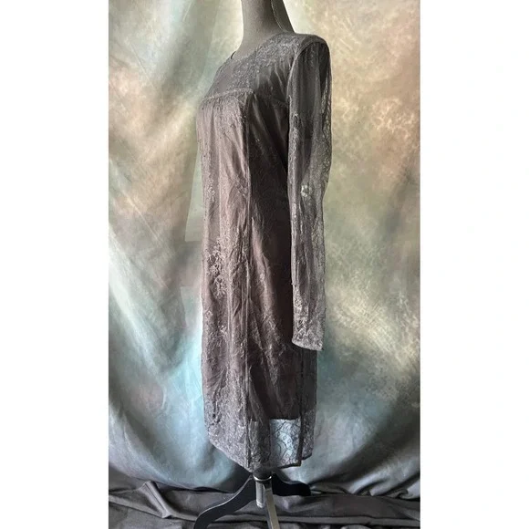lace combo dress Lace Combo Cotton Voile Mini Dress in White main image 1